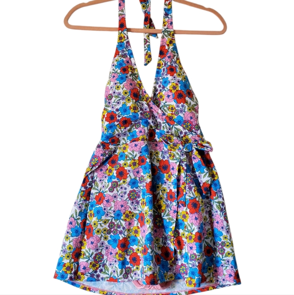 New Draper James‎ RSVP One Piece Floral Swimsuit Size Small NWT